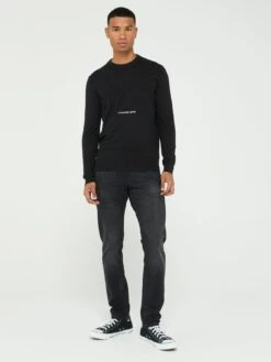 Calvin Klein Jeans Slim Fit Jean - Black -Barbou Clothing Shop VJV62 SQ3 0000000004 BLACK MDo