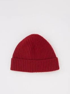Lacoste Ribbed Beanie Hat - Red -Barbou Clothing Shop VJW5U SQ4 0000000017 RED SLd1