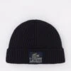 Lacoste Lacoste Core Graphic Beanie Hat - Dark Blue -Barbou Clothing Shop VJW5W SQ1 0000000354 DARK BLUE SLf