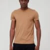 Lacoste Pima Cotton T-shirt - Brown -Barbou Clothing Shop VJW74 SQ1 0000000143 BROWN MDf