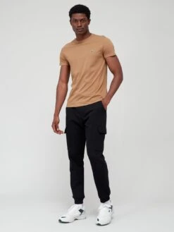 Lacoste Pima Cotton T-shirt - Brown -Barbou Clothing Shop VJW74 SQ3 0000000143 BROWN MDo