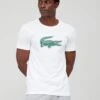 Lacoste Large Croc T-shirt - White -Barbou Clothing Shop VJW77 SQ1 0000000013 WHITE MDf