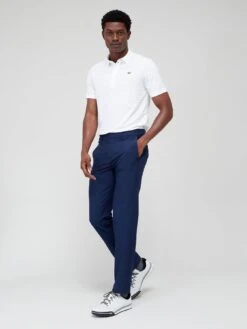 Lacoste Golf Ribbed Striped Polo Shirt - White -Barbou Clothing Shop VJW7C SQ3 0000000013 WHITE MDo