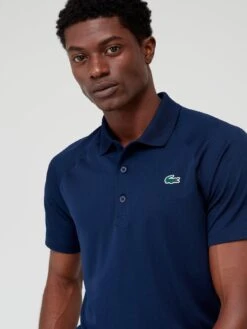 Lacoste Lightweight Ultradry Polo Shirt - Dark Blue -Barbou Clothing Shop VJW7P SQ5 0000000354 DARK BLUE MDd1
