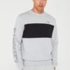 Lacoste Colourblock Sweatshirt - Light Grey 2 Lacoste Colourblock Sweatshirt - Light Grey -Barbou Clothing Shop VJW82 SQ1 0000000215 LIGHT GREY MDf