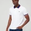 Lacoste Tipped Collar Polo Shirt - White -Barbou Clothing Shop VJW8A SQ1 0000000013 WHITE MDf