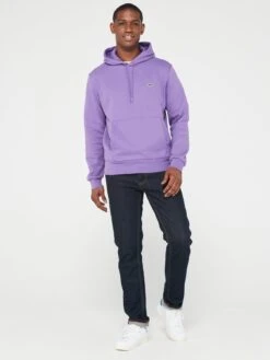 Lacoste Core Fleece Overhead Hoodie - Purple -Barbou Clothing Shop VJWAO SQ3 0000000039 PURPLE MDo