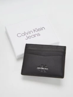 Calvin Klein Jeans Monogram Soft Cardcase - Black -Barbou Clothing Shop VJXVL SQ4 0000000004 BLACK SLd
