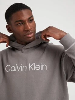 Calvin Klein Long Sleeve Pyjama Hoodie - Grey -Barbou Clothing Shop VJXWH SQ4 0000000005 GREY MDd