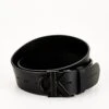 Calvin Klein Jeans Round Mono Plaque Lthr Belt 40mm -Barbou Clothing Shop VJXXB SQ1 0000000004 BLACK SLf