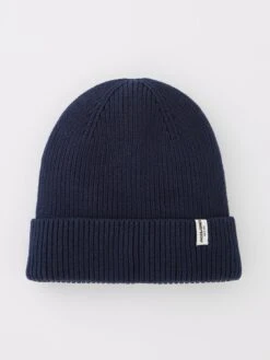 Jack & Jones Knitted Beanie Hat - Dark Blue