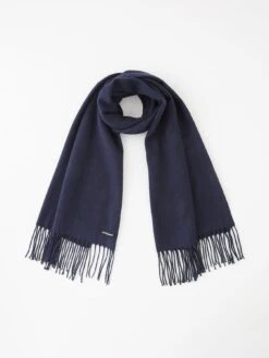 Jack & Jones Solid Woven Scarf - Navy
