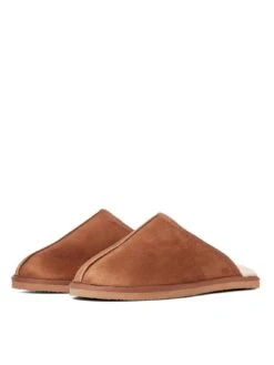 Jack & Jones Jack & Jones Mule Slippers - Brown -Barbou Clothing Shop VK2J0 SQ3 0000000143 BROWN SLf