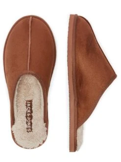 Jack & Jones Jack & Jones Mule Slippers - Brown -Barbou Clothing Shop VK2J0 SQ4 0000000143 BROWN SLt