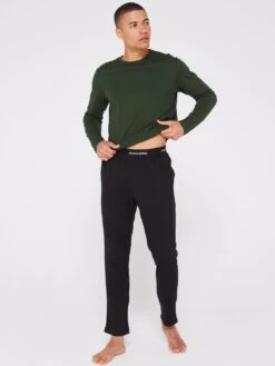 Jack & Jones Jacbasic Label Tee And Pants - Green -Barbou Clothing Shop VK348 SQ3 0000000047 GREEN MDo