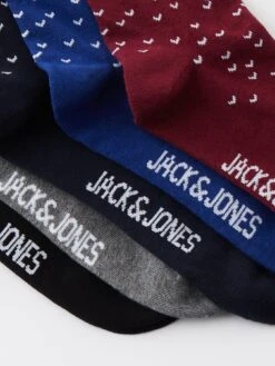 Jack & Jones Jack & Jones 5-Pack Socks - Grey -Barbou Clothing Shop VK34Q SQ3 0000000005 GREY SLd1