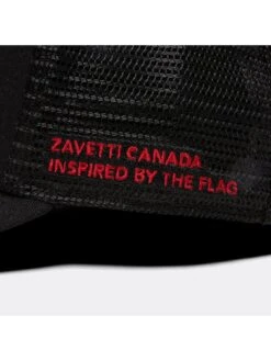 Zavetti Canada Men's Alberta 2.0 Trucker Cap - Black  -Barbou Clothing Shop VKEDB SQ5 0000000004 BLACK SLd2