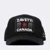 Zavetti Canada Men's Fosselli Trucker Cap - Black  -Barbou Clothing Shop VKEDD SQ1 0000000004 BLACK SLf