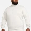 Nike Club Half Zip Top (Plus Size) - Light Grey