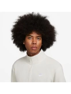 Nike Club Half Zip Top - Brown -Barbou Clothing Shop VKLOF SQ4 0000000143 BROWN MDd