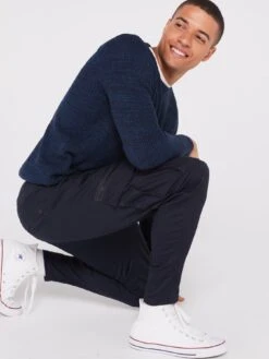 Jack & Jones Ace Carrot Fit Cargo Trousers - Navy -Barbou Clothing Shop VKNYY SQ4 0000000048 NAVY MDd