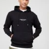 Jack & Jones Small Chest Logo Hoodie - Black -Barbou Clothing Shop VKNZH SQ1 0000000004 BLACK MDf