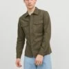 Jack & Jones Jack & Jones Eddie Twill Overshirt - Green
