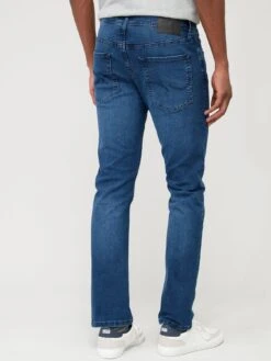 Jack & Jones Glenn Slim Fit Jeans - Mid Wash -Barbou Clothing Shop VKO1M SQ2 0000000265 MID WASH MDb