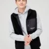 Jack & Jones Fleece Gilet - Black -Barbou Clothing Shop VKO3L SQ1 0000000004 BLACK MDf
