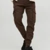 Jack & Jones Jack & Jones Paul Flake Cuffed Cargo Trousers - Brown -Barbou Clothing Shop VKO3U SQ1 0000000143 BROWN MDf