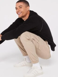 Jack & Jones Marco Joe Slim Fit Cargo Trousers - Beige -Barbou Clothing Shop VKO4A SQ4 0000000108 BEIGE MDd