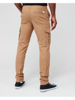 Jack & Jones Marco Joe Slim Fit Cargo Trousers - Brown -Barbou Clothing Shop VKO4C SQ2 0000000143 BROWN MDb