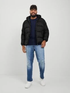 Jack & Jones Jack & Jones Plus Toby Padded Jacket - Black -Barbou Clothing Shop VKO5C SQ3 0000000004 BLACK MDo