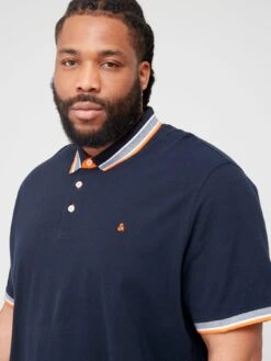 Jack & Jones Jack & Jones Plus Paulos Polo Shirt - Black -Barbou Clothing Shop VKO5D SQ4 0000000004 BLACK MDd