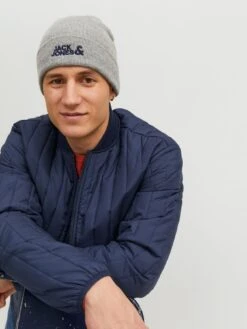 Jack & Jones Jack & Jones City Lightweight Padded Bomber Jacket - Navy -Barbou Clothing Shop VKO6L SQ4 0000000048 NAVY MDd