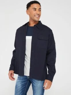 Jack & Jones Jack & Jones Double Pocket Overshirt - Navy