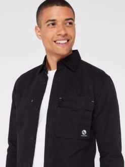 Jack & Jones Utility Pocket Shirt - Black -Barbou Clothing Shop VKO78 SQ5 0000000004 BLACK MDd1