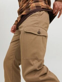 Jack & Jones Jack & Jones Ollie Bowie Slim Fit Cargo Trousers - Brown -Barbou Clothing Shop VKO7L SQ4 0000000143 BROWN MDd