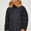 Alessandro Zavetti Paletto Padded Parka Jacket - Black 