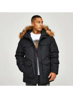 Alessandro Zavetti Paletto Padded Parka Jacket - Black  -Barbou Clothing Shop VKPUU SQ4 0000000004 BLACK MDd