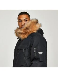Alessandro Zavetti Paletto Padded Parka Jacket - Black  -Barbou Clothing Shop VKPUU SQ5 0000000004 BLACK MDd1
