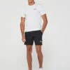 EA7 Emporio Armani Ventus T-shirt & Shorts Training Travel Kit - White/Black -Barbou Clothing Shop VKPVF SQ1 0000000269 WHITE BLACK MDf