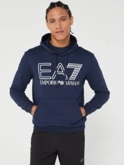 EA7 Emporio Armani Large Logo Hoodie