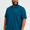 Lyle & Scott Big & Tall Regular Fit Logo Polo Shirt - Dark Blue