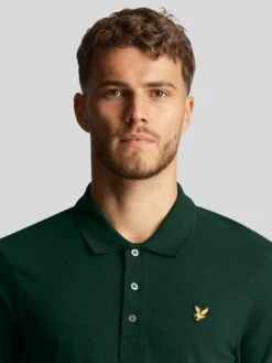 Lyle & Scott Regular Fit Logo Polo Shirt - Green -Barbou Clothing Shop VKUKG SQ4 0000000630 DARK GREEN MDd