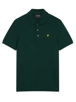 Lyle & Scott Regular Fit Logo Polo Shirt - Green -Barbou Clothing Shop VKUKG SQ5 0000000630 DARK GREEN MDd1