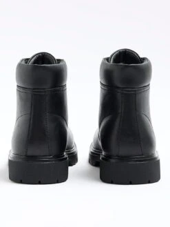 River Island Polished Hiker Boot - Black -Barbou Clothing Shop VKUKQ SQ3 0000000004 BLACK SLb