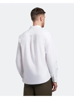 Lyle & Scott Lyle & Scott Big & Tall Oxford Shirt - White -Barbou Clothing Shop VKUKX SQ2 0000000013 WHITE MDb