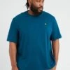 Lyle & Scott Lyle & Scott Big & Tall Plain T-Shirt - Dark Blue