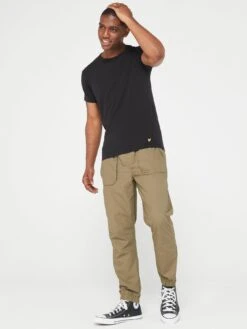 Lyle & Scott Lyle & Scott 3-Pack Maxwell Short Sleeve T-Shirts - Black -Barbou Clothing Shop VKUO1 SQ4 0000000004 BLACK MDo